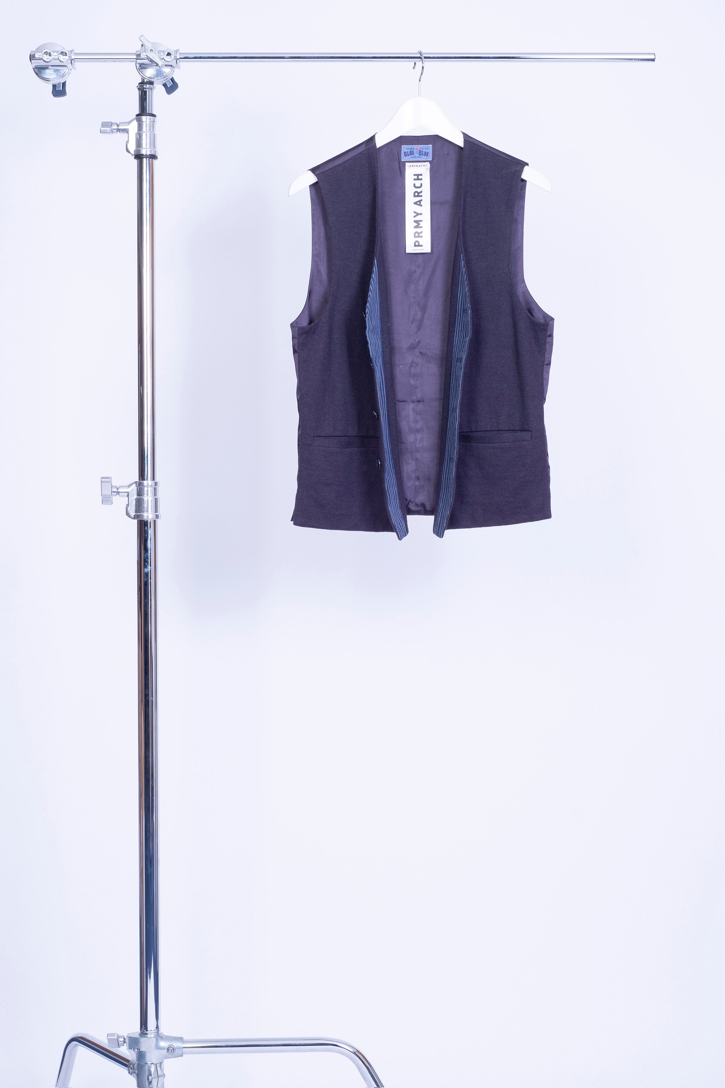 Indigo Japan Knitted Waistcoat