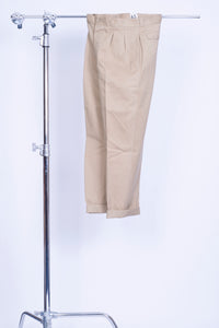 French Worker Double Pleat Trousers