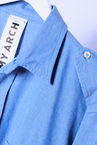 Italian Navy Chambray Shirt