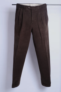 Tailored Double Pleat Heavy Trousers