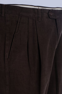 Tailored Double Pleat Heavy Trousers